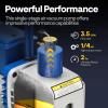 imageVIVOHOME 13 HP 45 CFM 1 Stage A2L HVAC Vacuum Pump Sparkless Motor for R32 R1234yf R454B R134a R22 R410a Systems Auto AC Vacuum Pump for Air Conditioner Refrigeration Maintenance with Oil Bottle35 CFM