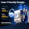imageVIVOHOME 35 CFM 14 HP Single Stage HVAC Vacuum Pump for R134a R12 R22 R502 R410a Systems Auto AC Vacuum Pump for Automotive Air Conditioner Resin Degassing with Oil Bottle5 CFM