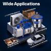 imageVIVOHOME 35 CFM 14 HP Single Stage HVAC Vacuum Pump for R134a R12 R22 R502 R410a Systems Auto AC Vacuum Pump for Automotive Air Conditioner Resin Degassing with Oil Bottle35 CFM