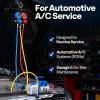 imageVIVOHOME AC Vacuum Pump and Manifold Gauge Set 35 CFM 14 HP Single Stage Car AC Vacuum Pump Kit with 5ft Hoses for R134a R12 R22 R502 AC Service Kit for HVAC Mini Split Air Conditioner