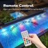 imageVIVOHOME Rechargeable Submersible Pool Lights LED with Remote Control Waterproof IP68 Pool Light with 16 RGB Dynamic Color Suction Cups and Glue for Under Water Pools Hot Tub 4 Pack