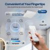 imageVIVOHOME 240 CFM Bathroom Exhaust Fan with Humidity Sensor  16 Sones Quiet EnergySaving EC Motor 6Speed AutoFlow Remote 11 x 12 in Easy Retrofit 6Inch Duct Kit IncludedNo Lights  240 CFM  6 Speeds