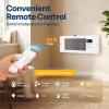 imageVIVOHOME Quiet Register Booster Fan with Opening 4 x 12  Smart Thermostat 10Speed Control Removable Dustproof Mesh amp Register Blocker White4 x 12 Opening