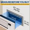 imageVIVOHOME Register Booster Fan  4 x 12 Opening with Adjustable Louver  Smart Thermostat amp 10Speed WIFI App Control  AC Vent Fan for Floor Ceiling Wall  Quiet Operation White4 x 12 Opening