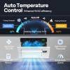 imageVIVOHOME Register Booster Fan  4 x 12 Opening with Adjustable Louver  Smart Thermostat amp 10Speed WIFI App Control  AC Vent Fan for Floor Ceiling Wall  Quiet Operation White6 x 12 Opening