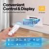 imageVIVOHOME Register Booster Fan  6 x 12 Opening with Adjustable Louver  Smart Thermostat amp 10Speed Remote Control  AC Vent Fan for Floor Ceiling Wall  Quiet Operation White4 x 12