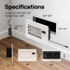 imageVIVOHOME Register Booster Fan  6 x 12 Opening with Adjustable Louver  Smart Thermostat amp 10Speed Remote Control  AC Vent Fan for Floor Ceiling Wall  Quiet Operation White6 x 10