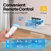 imageVIVOHOME Register Booster Fan  6 x 12 Opening with Adjustable Louver  Smart Thermostat amp 10Speed Remote Control  AC Vent Fan for Floor Ceiling Wall  Quiet Operation White6 x 12