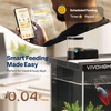 image:image5 Gallon Smart Fish Tank with APP Control Aquarium Starter Kit with Auto Feeder Temperature Display RGB LED Light Self Cleaning Betta Fish Tank for Desktop