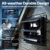 image:imageVIVOHOME 10 Shutter Exhaust Fan with EC Motor  900 CFM Variable Speed Timer WallMounted for Attic Garage Greenhouse Chicken Coop Barn Ventilation10