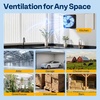 image:imageVIVOHOME 10 Shutter Exhaust Fan with EC Motor  900 CFM Variable Speed Timer WallMounted for Attic Garage Greenhouse Chicken Coop Barn Ventilation10