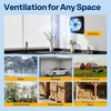 image:imageVIVOHOME 10 Shutter Exhaust Fan with EC Motor  900 CFM Variable Speed Timer WallMounted for Attic Garage Greenhouse Chicken Coop Barn Ventilation12