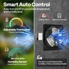 image:imageVIVOHOME 10 Shutter Exhaust Fan with EC Motor  900 CFM Variable Speed Timer WallMounted for Attic Garage Greenhouse Chicken Coop Barn Ventilation12