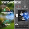 image:imageVIVOHOME 10 Shutter Exhaust Fan with EC Motor  900 CFM Variable Speed Timer WallMounted for Attic Garage Greenhouse Chicken Coop Barn Ventilation14