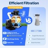 image:imageVIVOHOME 12 in Sand Filter Pump for Above Ground Pool 04 HP 3168 GPH Swimming Pool Filter System with 24H Timer amp 6Way Valve HighEfficiency Filtration for Pools Up to 11000 Gallons12 in  3168 GPH  04 HP