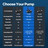 image:imageVIVOHOME 150W Adjustable Flow Submersible Water Pump 9002400GPH Stepless Flow Control 18ft Max Lift 180 Seamless Adjustable Nozzle and Barrier Pump Bag for Pond Aquarium Fountain Waterfall8002100GPH