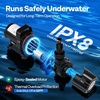 image:imageVIVOHOME 150W Adjustable Flow Submersible Water Pump 9002400GPH Stepless Flow Control 18ft Max Lift 180 Seamless Adjustable Nozzle and Barrier Pump Bag for Pond Aquarium Fountain Waterfall8002100GPH
