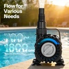 image:imageVIVOHOME 150W Adjustable Flow Submersible Water Pump 9002400GPH Stepless Flow Control 18ft Max Lift 180 Seamless Adjustable Nozzle and Barrier Pump Bag for Pond Aquarium Fountain Waterfall7001800GPH