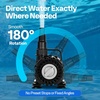 image:imageVIVOHOME 150W Adjustable Flow Submersible Water Pump 9002400GPH Stepless Flow Control 18ft Max Lift 180 Seamless Adjustable Nozzle and Barrier Pump Bag for Pond Aquarium Fountain Waterfall7001800GPH