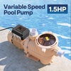 image:imageVIVOHOME 15HP 115V Variable Speed Pool Pump SelfPriming 15 amp 2 Inlet wStrainer Basket for inAbove Ground Pools15 HP 115V Variable Speed