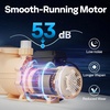 image:imageVIVOHOME 15HP 115V Variable Speed Pool Pump SelfPriming 15 amp 2 Inlet wStrainer Basket for inAbove Ground Pools15 HP 115V Variable Speed