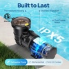 image:imageVIVOHOME 15HP 115V Variable Speed Pool Pump SelfPriming 15 amp 2 Inlet wStrainer Basket for inAbove Ground Pools20 HP 115V Dual Speed
