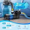 image:imageVIVOHOME 15HP 115V Variable Speed Pool Pump SelfPriming 15 amp 2 Inlet wStrainer Basket for inAbove Ground Pools20 HP 115V Dual Speed