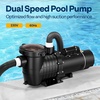 image:imageVIVOHOME 15HP 115V Variable Speed Pool Pump SelfPriming 15 amp 2 Inlet wStrainer Basket for inAbove Ground Pools20 HP 230V Dual Speed