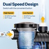 image:imageVIVOHOME 15HP 115V Variable Speed Pool Pump SelfPriming 15 amp 2 Inlet wStrainer Basket for inAbove Ground Pools20 HP 230V Dual Speed