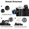 image:imageVIVOHOME 15HP 115V Variable Speed Pool Pump SelfPriming 15 amp 2 Inlet wStrainer Basket for inAbove Ground Pools25 HP 230V Dual Speed