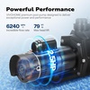 image:imageVIVOHOME 15HP 115V Variable Speed Pool Pump SelfPriming 15 amp 2 Inlet wStrainer Basket for inAbove Ground Pools25 HP 230V Dual Speed
