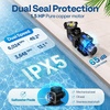 image:imageVIVOHOME 15HP Pool Pump Dual Speed with Wireless Remote Control 115V  Fast SelfPrimming Motor 4 Program Segment for inAbove Ground Pools Manual Timer Compatible with Saltwater Pools15 Horsepower