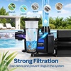 image:imageVIVOHOME 15HP Pool Pump Dual Speed with Wireless Remote Control 115V  Fast SelfPrimming Motor 4 Program Segment for inAbove Ground Pools Manual Timer Compatible with Saltwater Pools2 Horsepower