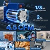 image:imageVIVOHOME 34 HP 72 CFM 2 Stage A2L HVAC Vacuum Pump Sparkless Motor for R32 R1234yf R454B R134a R22 R410a Systems Auto AC Vacuum Pump for Air Conditioner Resin Degassing with Oil Bottle45 CFM