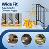 image:imageVIVOHOME 4Step Hand Rails for Outdoor Steps with Curved Ends and Balusters  2Pack Galvanized Steel Exterior Railing Kit for Porch Deck or Indoor StairsCurved End with Balusters