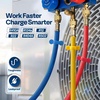 image:imageVIVOHOME 5 ft R410A HVAC Refrigerant Charging amp Recovery Hoses with Compact Ball Valve 14 Low Loss Refrigeration Hoses Suitable for R134a R22 R12 R502 and R404A 800 PSI Working 4000 PSI Burstwithout Ball Valve