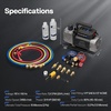 image:imageVIVOHOME A2L AC Vacuum Pump and 4 Way Manifold Gauge Set 15 HP 144CFM 2 Stage HVAC Vacuum Pump Kit with 5ft Hoses Sparkless Motor for R454B R32 R22 R410a Home Air Conditioner72 CFM