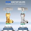 image:imageVIVOHOME AC R134a Adapter Tool Kit R134a Quick Couplers and Self Sealing and Puncture Can Taps R410a Adapters Tank Adapter and Valve Core Remover AC Gauge Hose Conversion Adapters