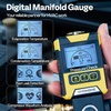 image:imageVIVOHOME Digital HVAC Manifold Gauge Set Refrigeration AC Gauge with Wired Temperature Clamp Probe and 2 Hoses for R134a R410a R32 R1234yf R454B Recharge Pressure Temp Test Leak Detectionwithout Temperature Clamp
