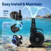 image:imageVIVOHOME Electric 62W 1100GPH Submersible Water Pump for Koi Pond Pool Waterfall Fountains Fish Tank and Aquarium1100GPH