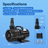 image:imageVIVOHOME Electric 62W 1100GPH Submersible Water Pump for Koi Pond Pool Waterfall Fountains Fish Tank and Aquarium1100GPH