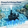 image:imageVIVOHOME Electric 62W 1100GPH Submersible Water Pump for Koi Pond Pool Waterfall Fountains Fish Tank and Aquarium1100GPH