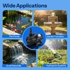 image:imageVIVOHOME Electric 62W 1100GPH Submersible Water Pump for Koi Pond Pool Waterfall Fountains Fish Tank and Aquarium1100GPH