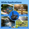 image:imageVIVOHOME Electric 62W 1100GPH Submersible Water Pump for Koi Pond Pool Waterfall Fountains Fish Tank and Aquarium5300GPH