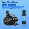 image:imageVIVOHOME Electric 62W 1100GPH Submersible Water Pump for Koi Pond Pool Waterfall Fountains Fish Tank and Aquarium9000GPH