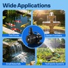 image:imageVIVOHOME Electric 62W 1100GPH Submersible Water Pump for Koi Pond Pool Waterfall Fountains Fish Tank and Aquarium9000GPH