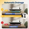 image:imageVIVOHOME HVAC Condensate Pump with Automatic Safety Alarm Switch UltraQuiet 25dB DC Motor 100V240V 65 GPH AC Condensate Removal Pump for HVACR Equipment Dehumidifier Furnace with 196ft TubingBlack