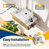 image:imageVIVOHOME HVAC Condensate Pump with Automatic Safety Alarm Switch UltraQuiet 25dB DC Motor 100V240V 65 GPH AC Condensate Removal Pump for HVACR Equipment Dehumidifier Furnace with 196ft TubingTransparent