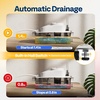 image:imageVIVOHOME HVAC Condensate Pump with Automatic Safety Alarm Switch UltraQuiet 25dB DC Motor 100V240V 65 GPH AC Condensate Removal Pump for HVACR Equipment Dehumidifier Furnace with 196ft TubingTransparent