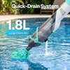 image:imageVIVOHOME Handheld Pool Vacuum 1110 GPH Suction Cordless Pool Cleaner 40W Powerful Motor LongRun 60min Battery Adjustable 912FT Pole for Above Ground amp InGround Pools Spas  Green